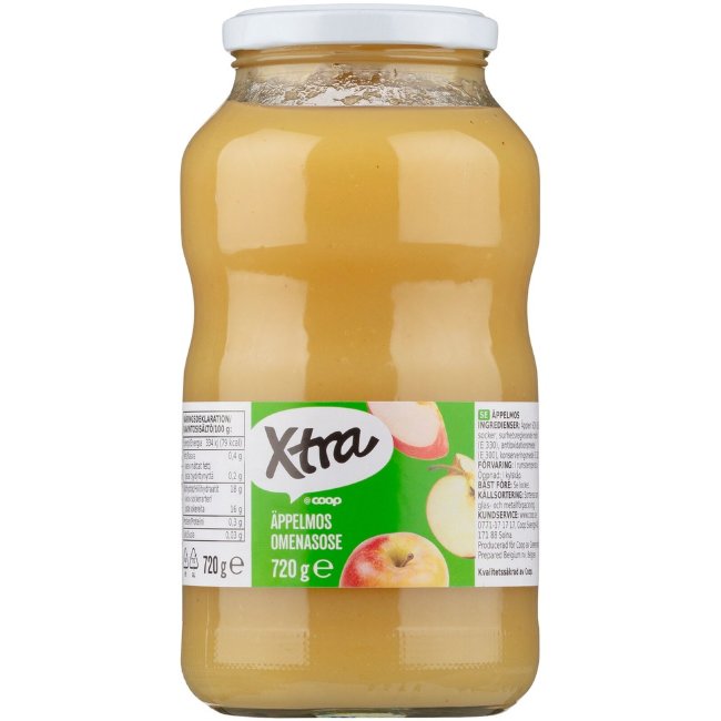 Пюре яблочное Xtra 720 гр
