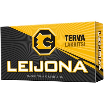 Пастилки лакричные Cloetta Leijona Terva 32 гр