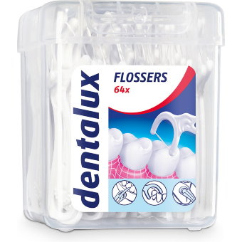 Флосстики Dentalux flossers, 64 шт Флосстики Dentalux flossers, 64 шт