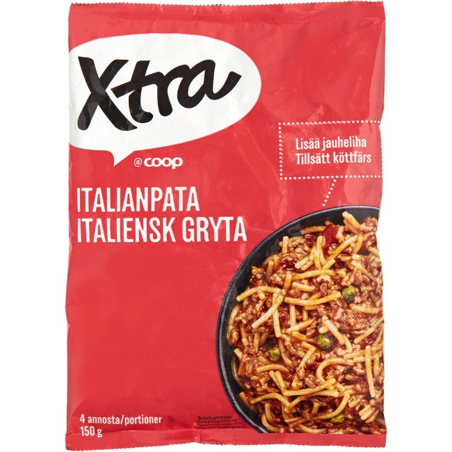 Итальянское блюдо паста с овощами и специями Xtra 150 г