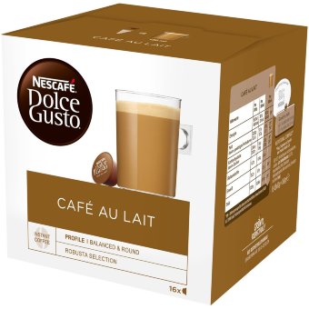 Кофе капсульный Nescafe Caf Au Lait 16 шт