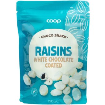 Изюм в белом шоколаде Coop 150 г Изюм в белом шоколаде Coop 150 г