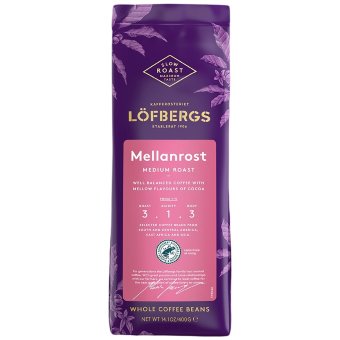 Кофе в зернах Löfbergs Medium Roast 400 гр