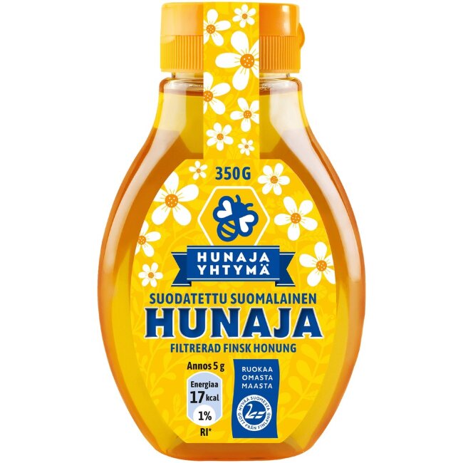 Фильтрованный финский мед Hunajayhtymä 350 гр Фильтрованный финский мед Hunajayhtymä 350 гр