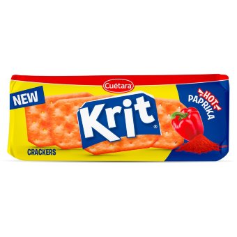 Соленое печенье Krit 100 гр с острым вкусом паприки Соленое печенье Krit 100 гр с острым вкусом паприки