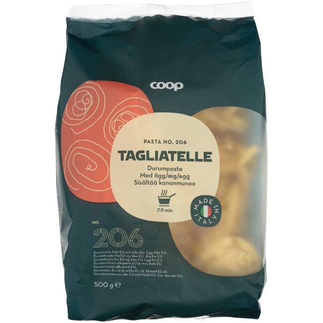 Паста яичная гнёзда Coop 500 гр