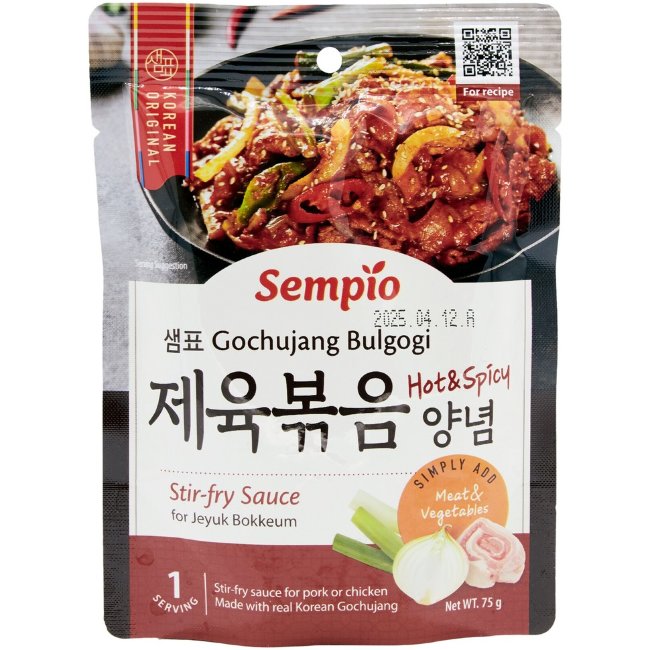 Корейский соус Sempio Gochujang Bulgogi 75 гр Корейский соус Sempio Gochujang Bulgogi 75 гр