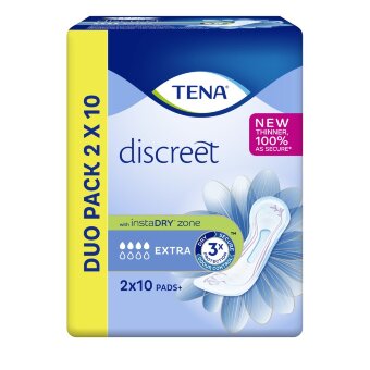 Прокладки для взрослых TENA Discreet Extra 20 шт Duo