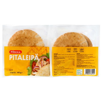 Лаваш Pirkka (уп 6 шт) 400 гр Лаваш Pirkka (уп 6 шт) 400 гр