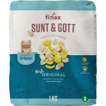 Мюсли Finax Sunt & Gott Original без добавленного сахара 1 кг