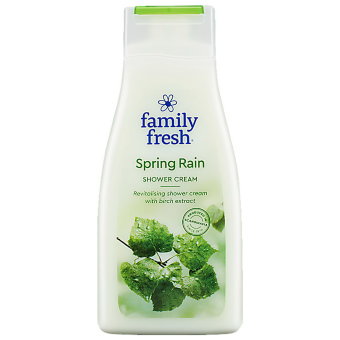 Тонизирующий крем-гель для душа Family Fresh с экстрактом берёзы Spring Rain 500 мл (цена по акции) Тонизирующий крем-гель для душа Family Fresh с экстрактом берёзы Spring Rain 500 мл (цена по акции)
