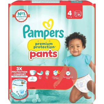 Подгузники-штаны Pampers Premium Protection S4 9-15 кг 31 шт Подгузники-штаны Pampers Premium Protection S4 9-15 кг 31 шт