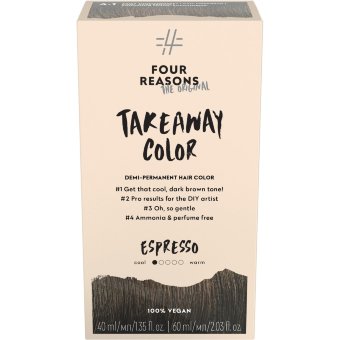 Крем-краска для волос Four Reasons Original Takeaway Color 4.1 эспрессо стойкого действия
