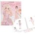 Книга с наклейками и раскраской TOPModel Dress Me Up Glam Look