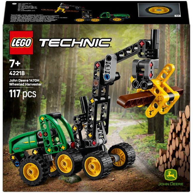 Технический конструктор LEGO® Technic с колесами John Deere 1470H — харвестер Технический конструктор LEGO® Technic с колесами John Deere 1470H — харвестер