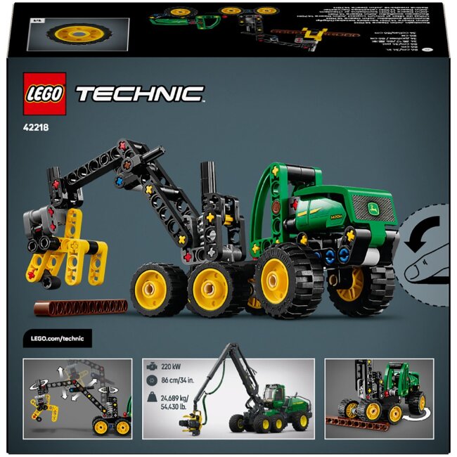 Технический конструктор LEGO® Technic с колесами John Deere 1470H — харвестер Технический конструктор LEGO® Technic с колесами John Deere 1470H — харвестер