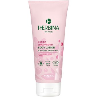 Увлажняющий крем для тела Herbina Caring Lingonberry 200 мл Увлажняющий крем для тела Herbina Caring Lingonberry 200 мл