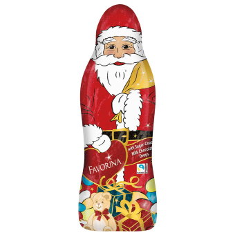 Шоколадный Дед Мороз Favorina 60 гр
