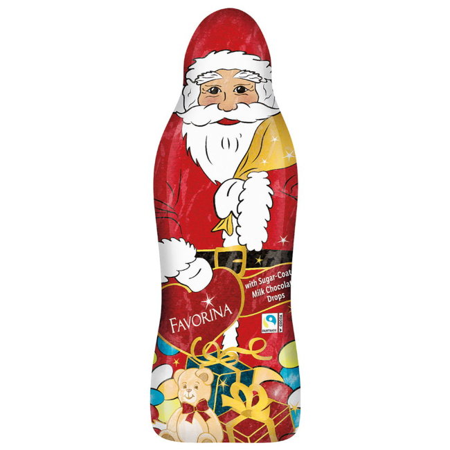 Шоколадный Дед Мороз Favorina 60 гр