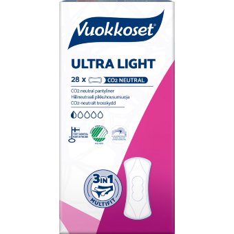 Ежедневные прокладки Vuorroset Ultra Light 28 шт Ежедневные прокладки Vuorroset Ultra Light 28 шт