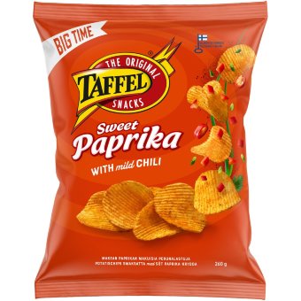 Чипсы Taffel Sweet Paprika 260 гр