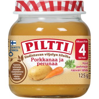 Piltti (картофель,морковь) 125 гр