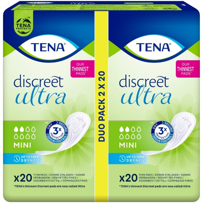 Средство защиты от недержания TENA lady Discreet Mini (уп 40 шт)