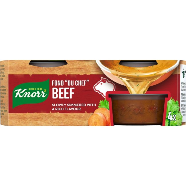 Фонд для говядины Knorr Fond "du Chef" (уп 4 шт) 112 гр