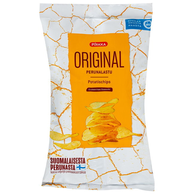 Картофельные чипсы Pirkka 100 гр