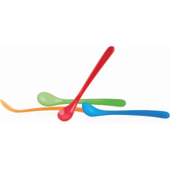 Набор ложек с длинными ручками Nuby 4 шт