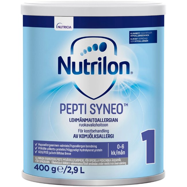 Клиническая пищевая смесь Nutrilon Pepti Syneo 1 400 гр Клиническая пищевая смесь Nutrilon Pepti Syneo 1 400 гр