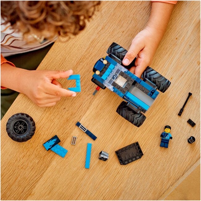 Игрушечный внедорожник LEGO City Sininen monsteriauto 60402 Игрушечный внедорожник LEGO City Sininen monsteriauto 60402