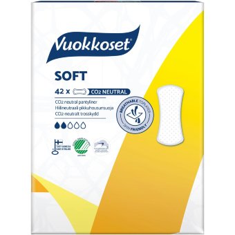 Ежедневные прокладки Vuorroset Soft 42 шт Ежедневные прокладки Vuorroset Soft 42 шт