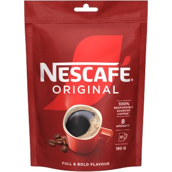 Растворимый кофе Nescafé Original в мягкой упаковкеl 180 г