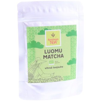 Чай Forsman Luomu Matcha зеленый чай в порошке вакуумная упаковка 50 гр