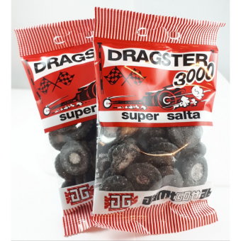 Конфеты с лакрицей Dragster 3000, 50 гр