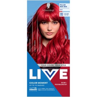 Краска для волос Schwarzkopf LIVE Ultra Brights 92 Pillar Box красный