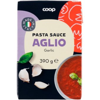 Соус для пасты Coop с чесноком 390 гр Соус для пасты Coop с чесноком 390 гр