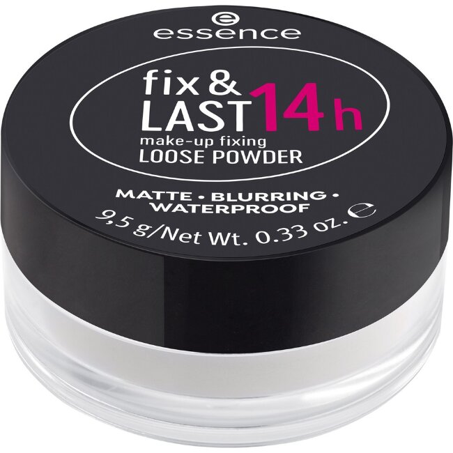 Рассыпчатая пудра для закрепления макияжа essence fix & LAST 14 ч 9,5 гр