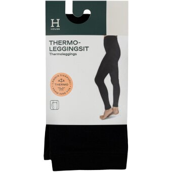 Термолеггинсы женские House черные S/M