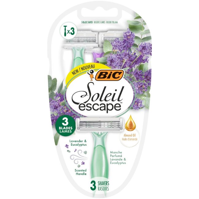 Сменные кассеты для бритья BIC Soleil Escape 3 Lavender & Eucalyptus (уп 3 шт) Сменные кассеты для бритья BIC Soleil Escape 3 Lavender & Eucalyptus (уп 3 шт)