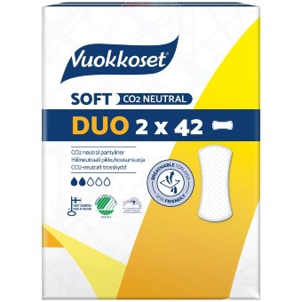 Ежедневные прокладки Vuorroset Soft 2х42 шт Ежедневные прокладки Vuorroset Soft 2х42 шт