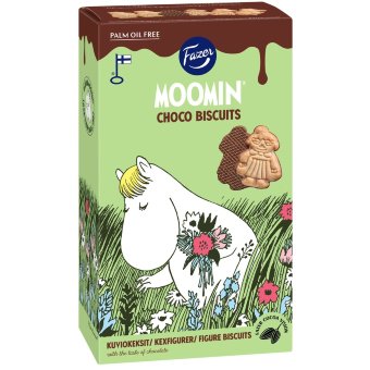 Детское печенье с шоколадом Moomin 175 гр Детское печенье с шоколадом Moomin 175 гр