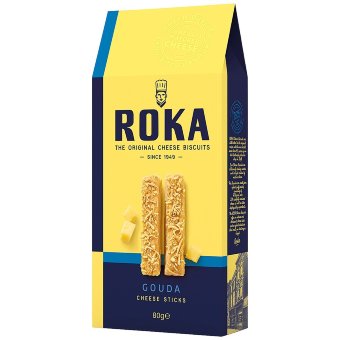 Хрустящие сырные палочки ROKA Gouda 80 гр