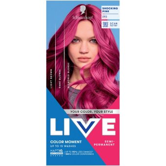 Краска для волос Schwarzkopf LIVE Ultra Brights 93 Shocking Pink