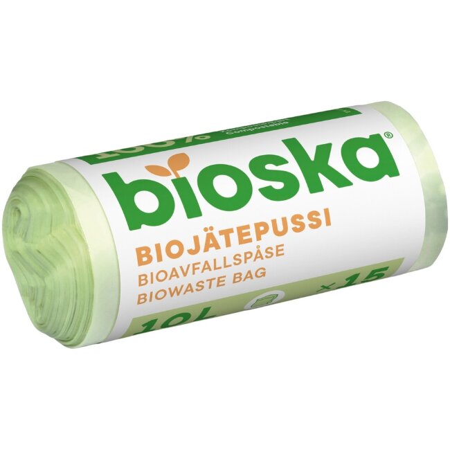 Биоматериал пакет для биоотходов Bioska 10 л
