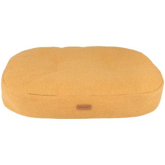 Овальная лежанка для собак amiplay желтая M 61x52x9 см Овальная лежанка для собак amiplay желтая M 61x52x9 см