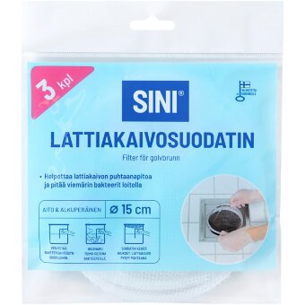 Фильтр для напольного трапа Sini 15 см 3 шт