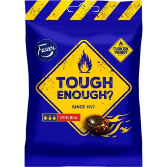 Салмиачные конфеты с перцем Fazer Tyrkisk Peber 150 гр Салмиачные конфеты с перцем Fazer Tyrkisk Peber 150 гр