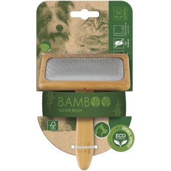 Щетка для питомцев M-Pets BAMBOO L бамбуковая
